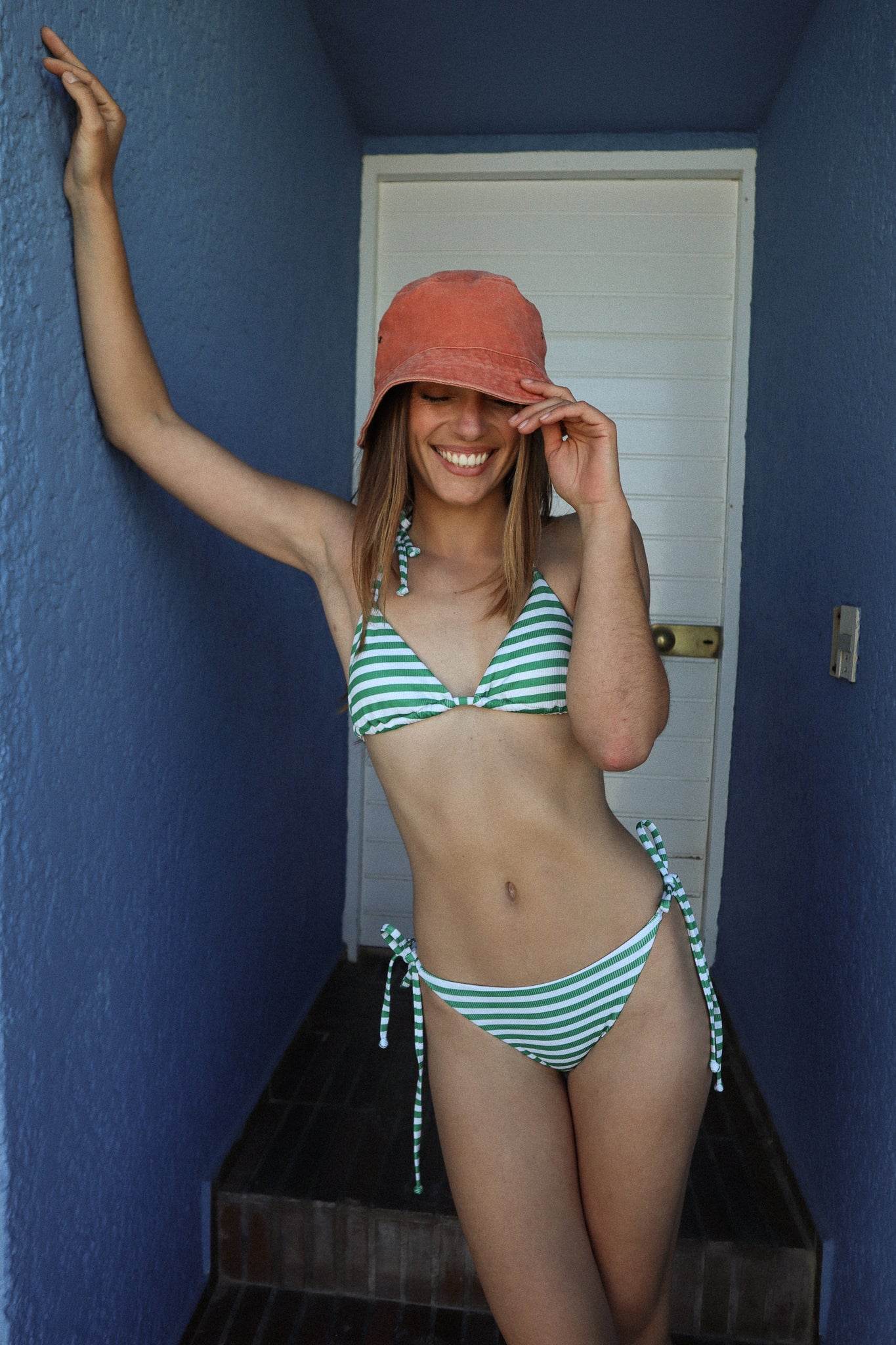 Greco Bottom ~ Green raya